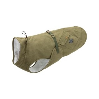 HUNTER Hundemantel Uppsala Trend grün, Gr. 30, Rückenlänge: ca. 30 cm, Bauchumfang: ca. 36 - 60 cm, Halsumfang: ca. 22 - 40 c