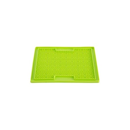 LickiMat® Hunde-Schleckmatte Soother green, Maße: ca. 20 x 20 cm