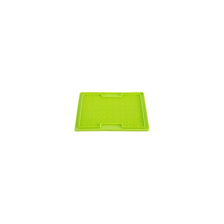 LickiMat® Hunde-Schleckmatte Soother green, Maße: ca. 20 x 20 cm