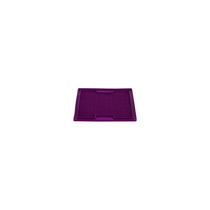 LickiMat® Hunde-Schleckmatte Soother purple, Maße: ca. 20 x 20 cm