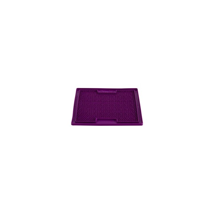 LickiMat® Hunde-Schleckmatte Soother purple, Maße: ca. 20 x 20 cm