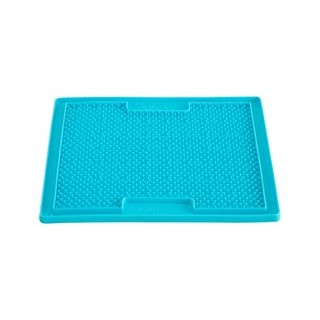 LickiMat® Hunde-Schleckmatte Soother turquoise, Maße: ca. 20 x 20 cm
