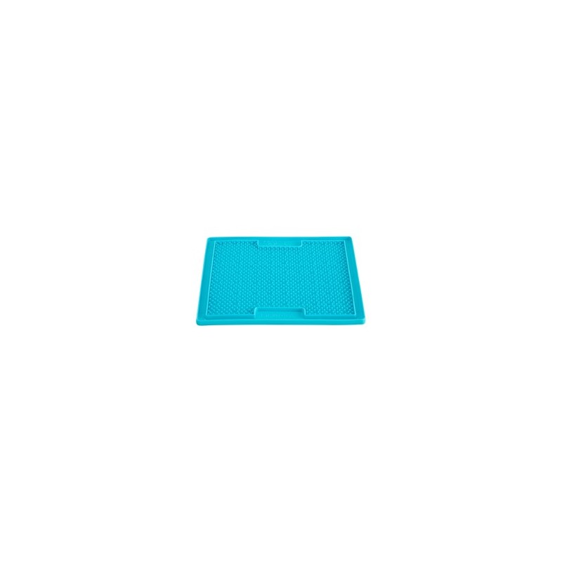 LickiMat® Hunde-Schleckmatte Soother turquoise, Maße: ca. 20 x 20 cm