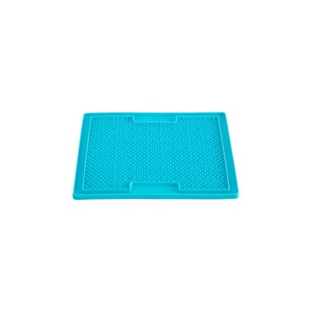 LickiMat® Hunde-Schleckmatte Soother turquoise, Maße: ca. 20 x 20 cm