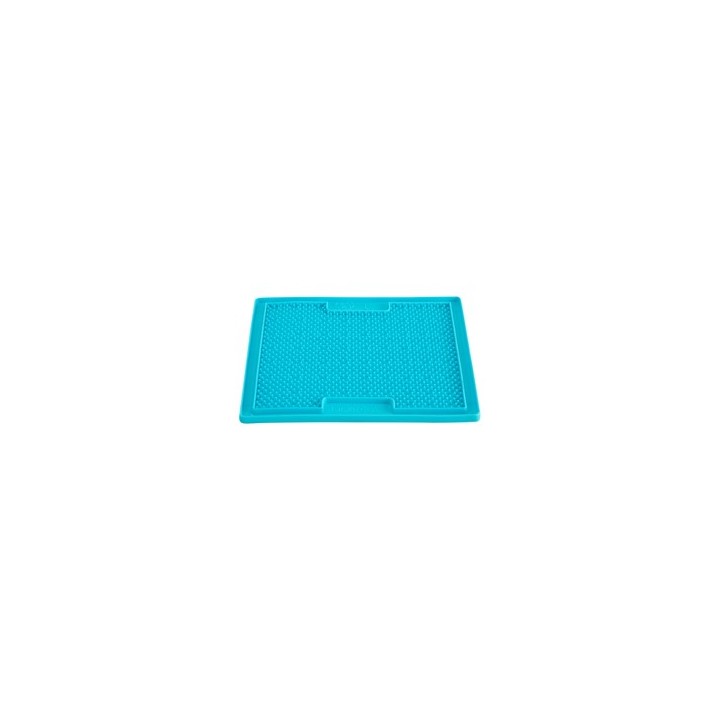 LickiMat® Hunde-Schleckmatte Soother turquoise, Maße: ca. 20 x 20 cm