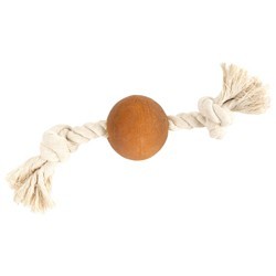 WOLTERS Hundeball Pure Nature braun, Gr. S, Durchmesser:  ca. 19 cm