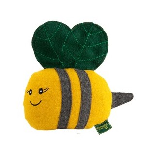 HUNTER Hunde-Plüschspielzeug Florenz Hummel gelb/braun, Maße: ca. 15 x 10,5 cm