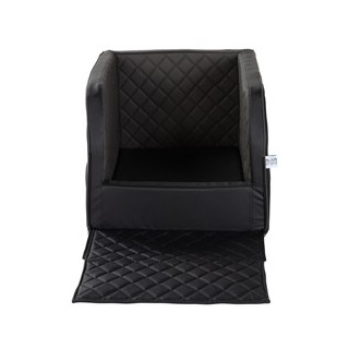 alsa-brand Rücksitzbett Comfort blackgrey, Maße: ca. 57 x 65 cm