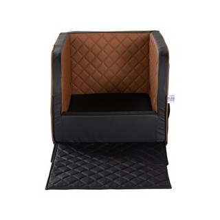 alsa-brand Rücksitzbett Comfort blackcopper, Maße: ca. 57 x 65 cm