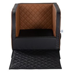 alsa-brand Rücksitzbett Comfort blackcopper, Maße: ca. 57 x 65 cm