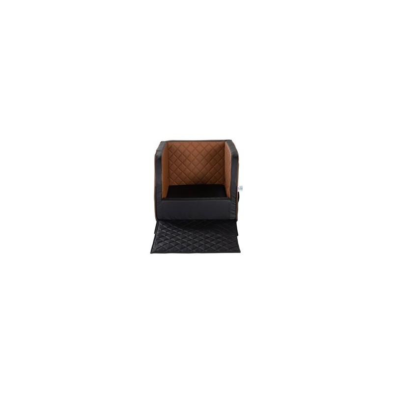alsa-brand Rücksitzbett Comfort blackcopper, Maße: ca. 57 x 65 cm