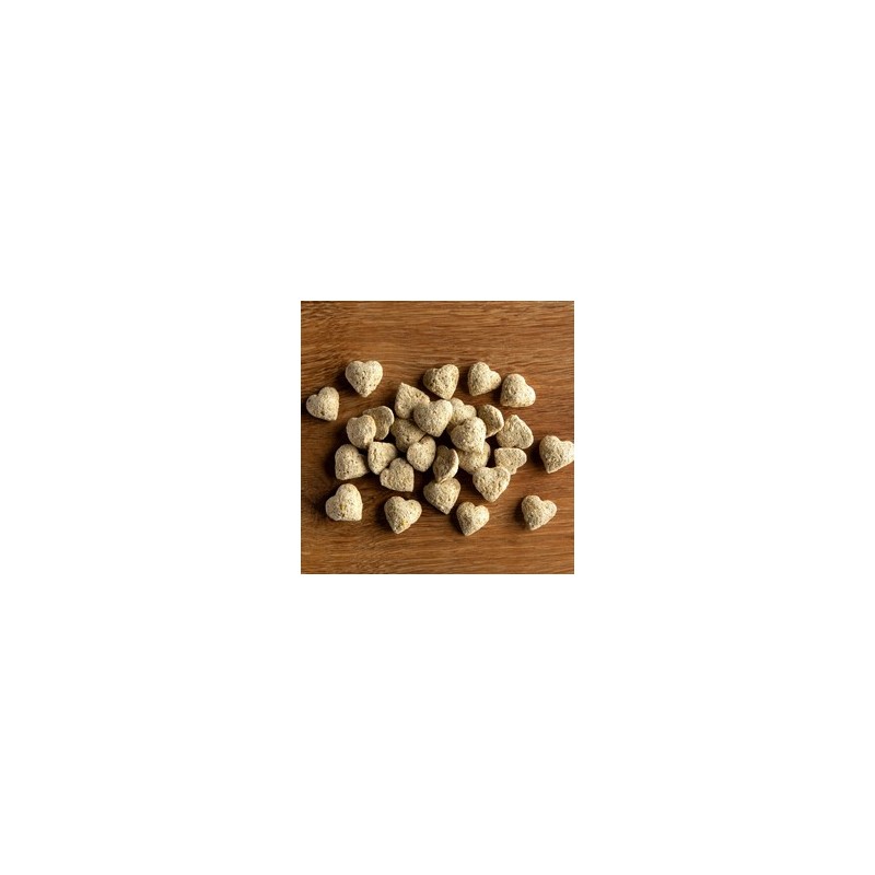 alsa-nature Apfel-Herzen, 1 kg, Länge: ca. 1,5 - 2 cm