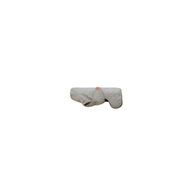 SICCARO Hunde-Bademantel Supreme 2.0 sand, Gr. 30, Rückenlänge: ca. 27 - 35 cm