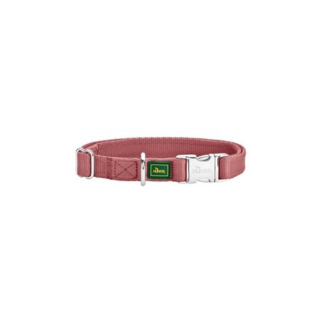 HUNTER Hundehalsband Inari pastellrot, Gr. M, Breite: ca. 1,5 cm, Länge: ca. 30 - 45 cm