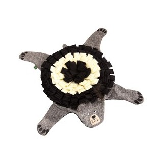 HUNTER Hunde-Schnüffelrasen Billund Bär grau, Durchmesser:  ca. 40 cm