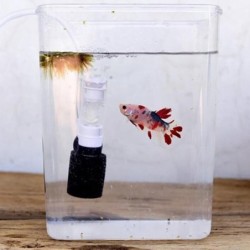 Ultra-leise Aquarium Kleinfilter Aquarium Mute Tauchsauerstoffpumpe Zubehör One Size
