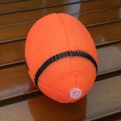 Pet Puppy Chew Bite Rugby Ball Squeaker Squeaky Training Sound Toy Dog GiftMöbel & Wohnen, Feste & Besondere Anlässe, Party-