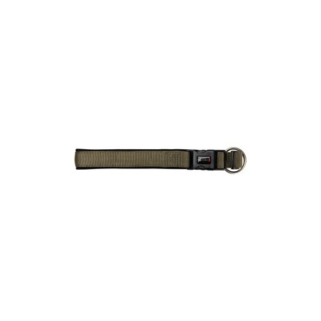 WOLTERS Hundehalsband Professional Comfort olive/schwarz, Gr. -1, Breite: ca. 1,5 cm, Halsumfang: ca. 20 - 24 cm