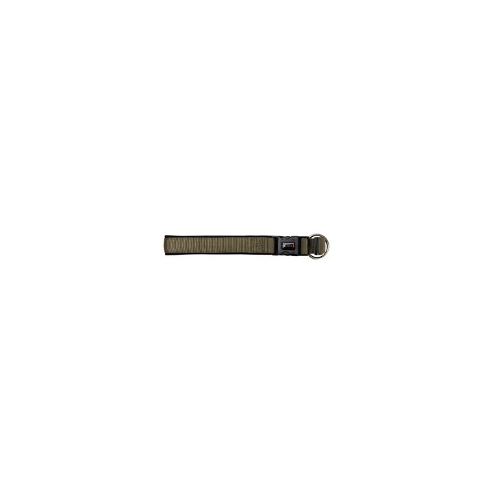 WOLTERS Hundehalsband Professional Comfort olive/schwarz, Gr. -1, Breite: ca. 1,5 cm, Halsumfang: ca. 20 - 24 cm