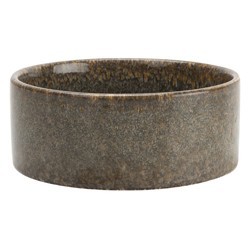 TRIXIE Hundenapf Steingut braun, Gr. 0,4 l/Ø13 cm, Durchmesser:  ca. 13 cm