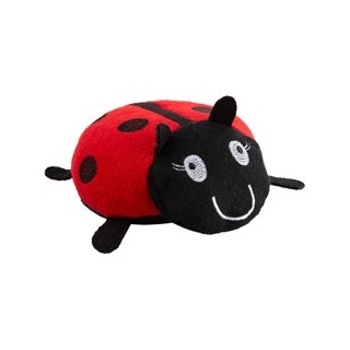 HUNTER Hunde-Plüschspielzeug Florenz Marienkäfer rot, Maße: ca. 16,5 x 15 cm