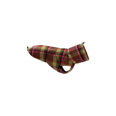 Cloud7® Hundemantel Glasgow plaid pink, Rückenlänge: ca. 45 - 51 cm, Brustumfang: ca. 62 - 70 cm