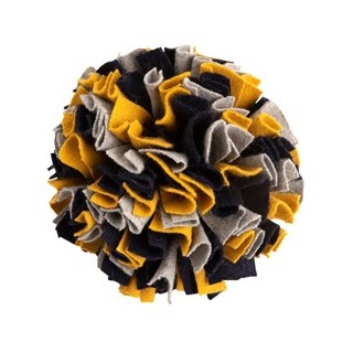 HUNTER Hundespielzeug Schnüffelball blau/grau/gelb, Durchmesser:  ca. 16 cm