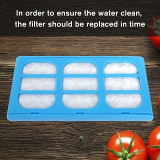 12 Stück Wasserbrunnenfilter für Haustiere, Ersatz-Wasserfilterkartuschen, kompatibel mit Cat Mate & Dog Blue&White
