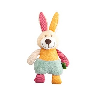 HUNTER Hunde-Plüschspielzeug Muli Hase bunt, Maße: ca. 28 cm