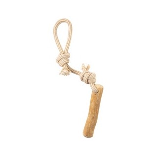 Hundespielzeug Java Stock braun, Gr. M, Maße: ca. 46 x 6 x 5,5 cm, Durchmesser:  ca. 3,5 cm