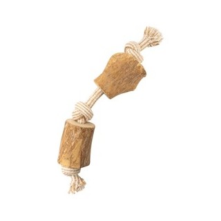 Hundespielzeug Java 2 Block braun, Gr. M, Maße: ca. 32 x 5,5 x 5,5 cm, Durchmesser:  ca. 5,5 cm