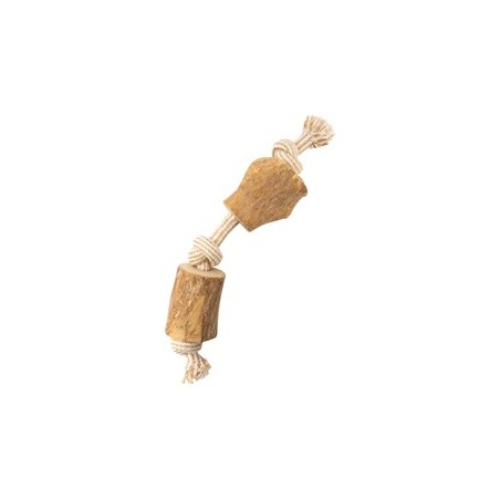 Hundespielzeug Java 2 Block braun, Gr. M, Maße: ca. 32 x 5,5 x 5,5 cm, Durchmesser:  ca. 5,5 cm