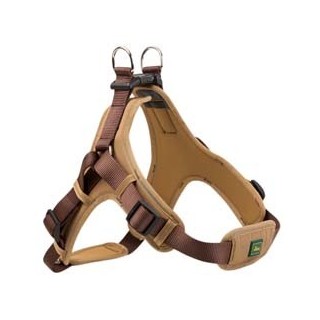 HUNTER Hundegeschirr Neopren Vario Quick braun/karamell, Gr. S, Breite: ca. 15 mm, Bauchumfang: ca. 45 - 55 cm