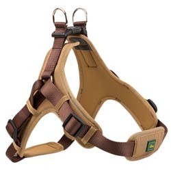 HUNTER Hundegeschirr Neopren Vario Quick braun/karamell, Gr. S, Breite: ca. 15 mm, Bauchumfang: ca. 45 - 55 cm
