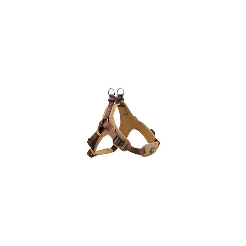 HUNTER Hundegeschirr Neopren Vario Quick braun/karamell, Gr. S, Breite: ca. 15 mm, Bauchumfang: ca. 45 - 55 cm