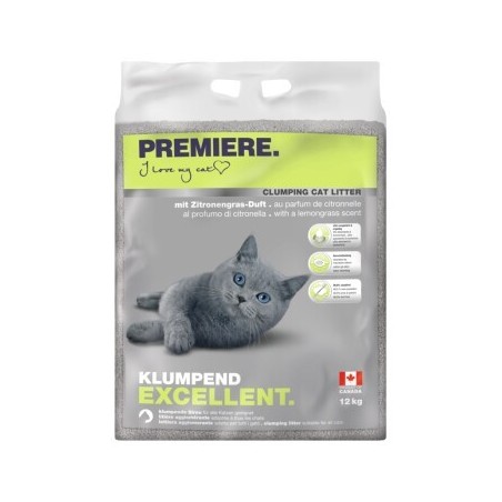 PREMIERE Excellent Zitronengras Klumpstreu 12 kg