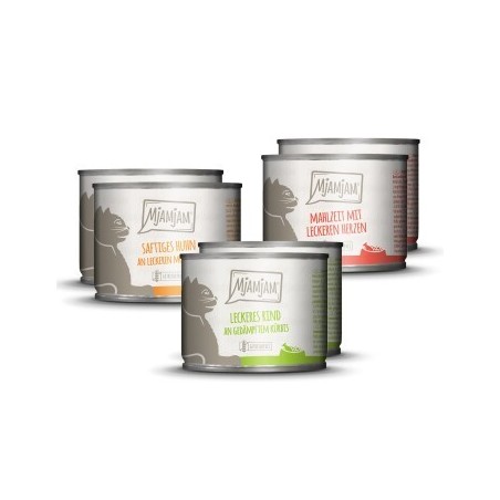 MjAMjAM Nassfutter Katze Adult 6x200 g Mixpaket 1