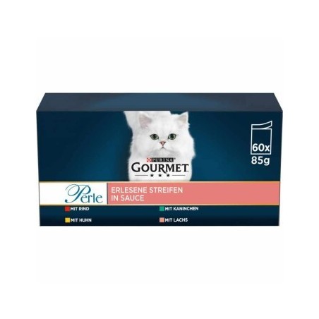 GOURMET Perle Erlesene Streifen in Sauce Sorten-Mix 60x85g