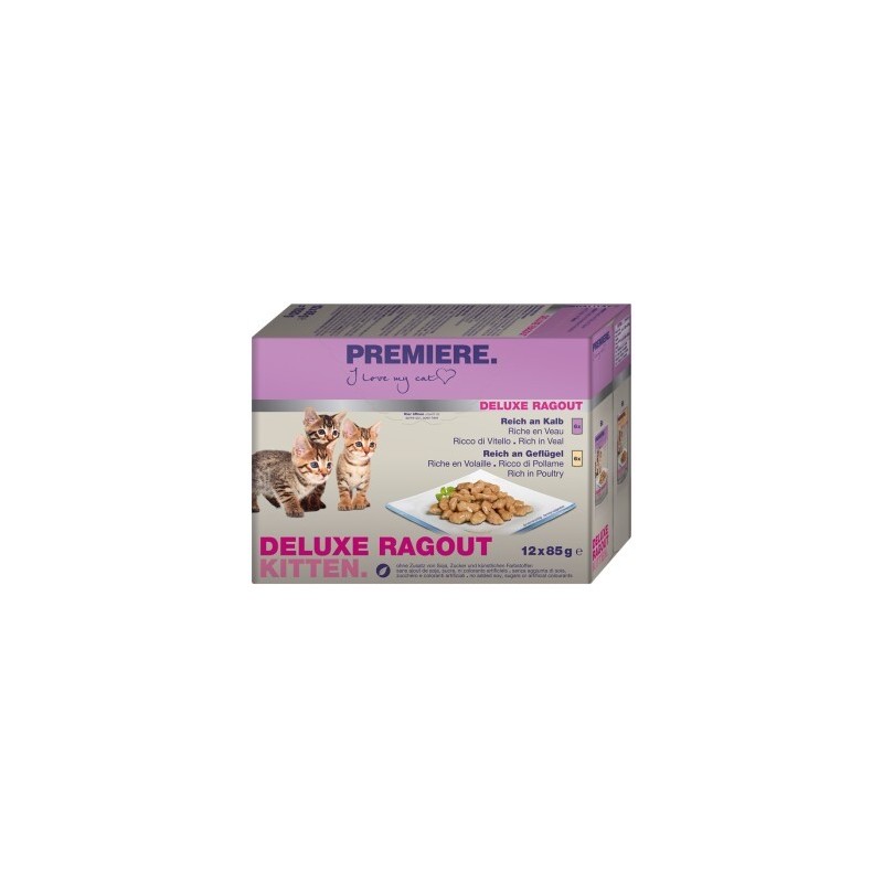 PREMIERE Deluxe Ragout Kitten Multipack 12x85g