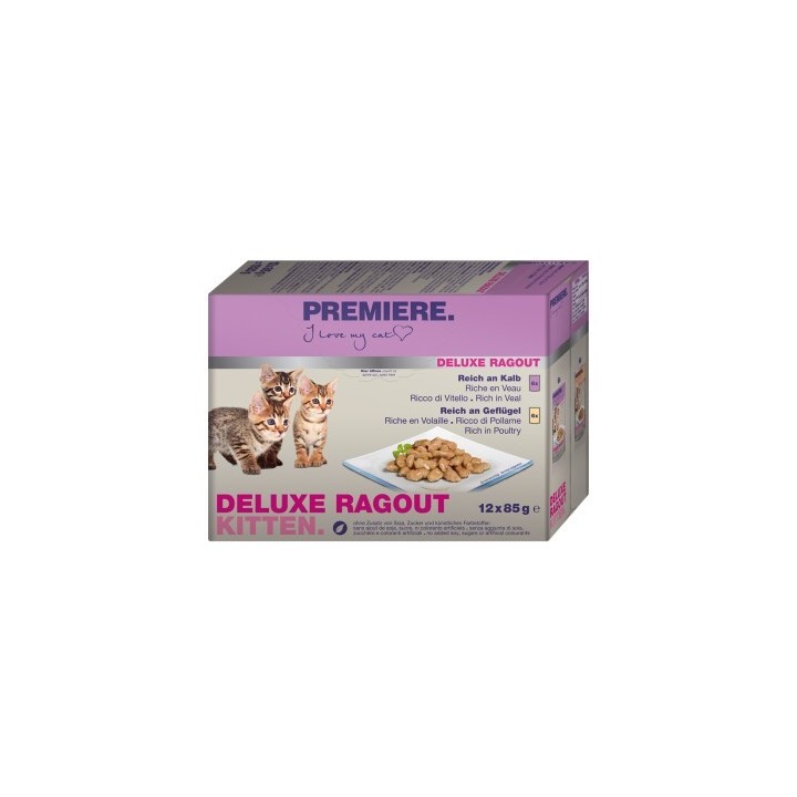 PREMIERE Deluxe Ragout Kitten Multipack 12x85g