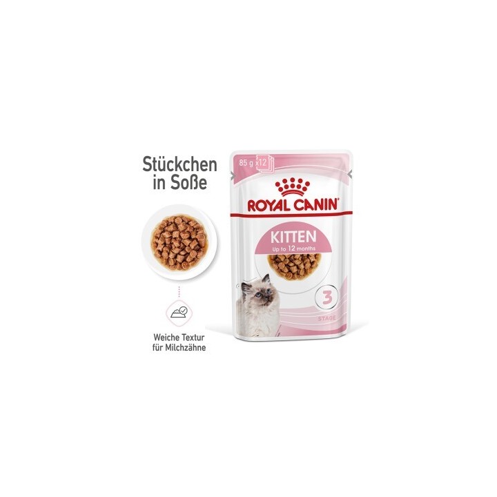 ROYAL CANIN Kitten in Soße 12x85 g