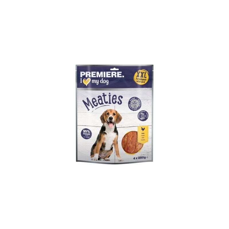 PREMIERE Pure Meaties Huhn XXL 4x250g Vorteilspack