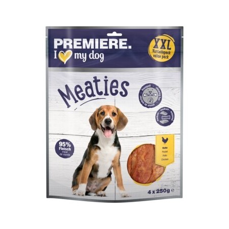 PREMIERE Pure Meaties Huhn XXL 4x250g Vorteilspack
