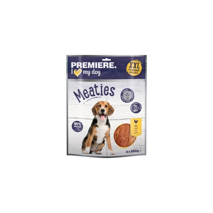 PREMIERE Pure Meaties Huhn XXL 4x250g Vorteilspack
