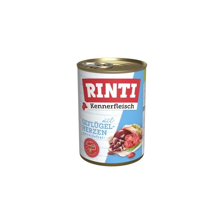 RINTI Kennerfleisch Geflügelherzen 24x400 g