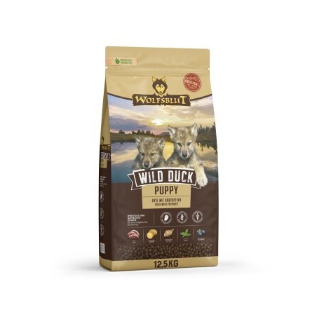 WOLFSBLUT Puppy Wild Duck Entenfleisch mit Kartoffel 12,5 kg