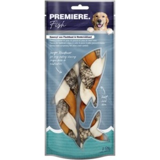 PREMIERE Kauzopf aus Fischhaut & Rinderrohhaut 130g