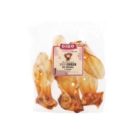 DIBO Rinderohren mit Muschel 5 Stück