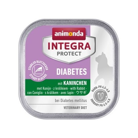 animonda Integra Protect Diabetes 16x100g Kaninchen