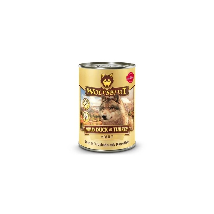 WOLFSBLUT Adult Wild Duck & Turkey 6x395g